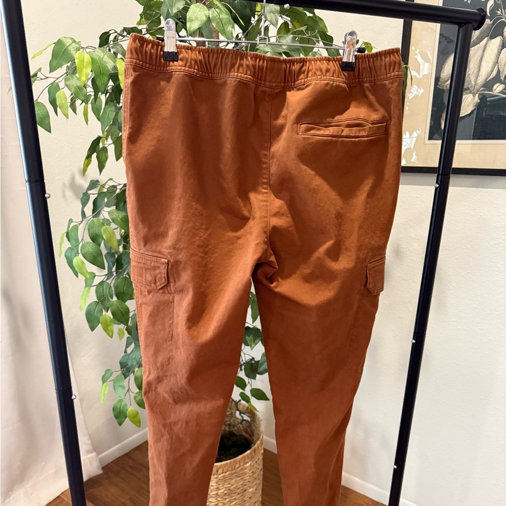 Forever 21 Rust Cargo Jogger Pants Size M - Picture 4 of 5